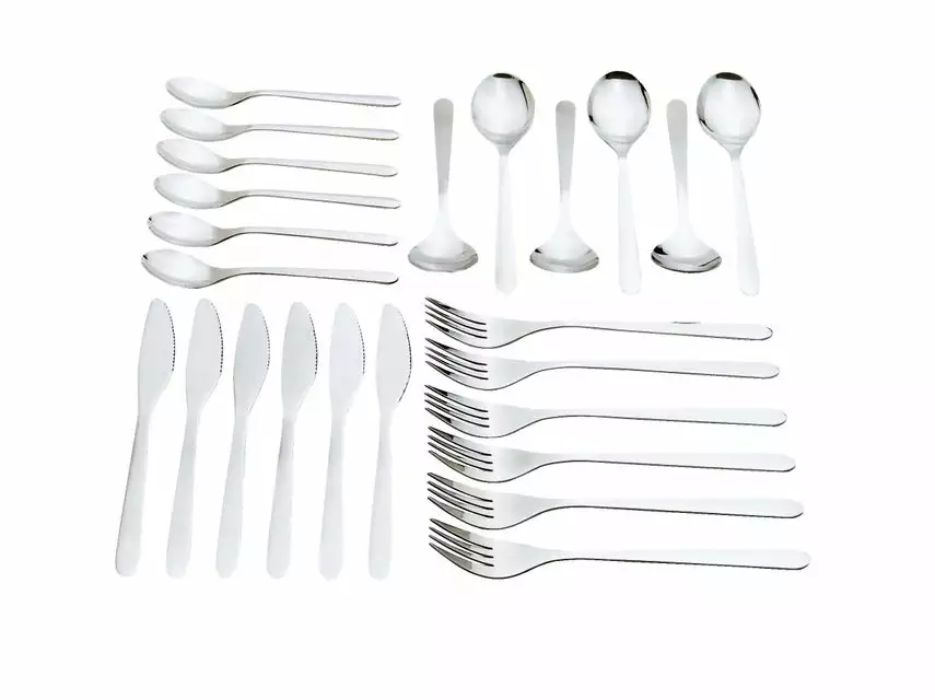 Brandneu 🔥 Besteckset Starter-Set 24 tlg. in silberfarben 👏 2 Brandneu 🔥 Besteckset Starter-Set 24 tlg. in silberfarben 👏 – Bild 2