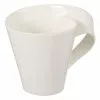 Aktion 👏 Villeroy & Boch Kaffeeobertasse New Wave in weiß 🎁