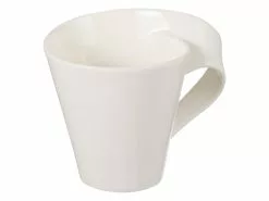 Aktion 👏 Villeroy & Boch Kaffeeobertasse New Wave in weiß 🎁