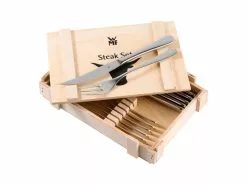 Schlussverkauf 👍 WMF Steakbesteck 12 tlg. in silberfarben 😉