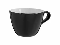 Budget ❤️ Seltmann Weiden Kaffeeobertasse glamorous black "Life Fashion" in schwarz ✨