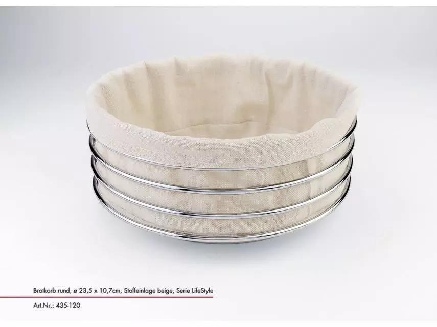 Großhandel 😉 Justinus Brotkorb rund Life Style in beige 😍 3 Großhandel 😉 Justinus Brotkorb rund Life Style in beige 😍 – Bild 3