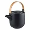 Bester Verkauf 🤩 Asa Teekanne mit Holzgriff Kuro Coppa - 1 Liter in schwarz 🔔