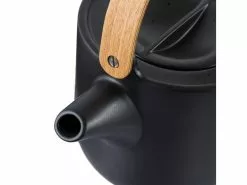 Bester Verkauf 🤩 Asa Teekanne mit Holzgriff Kuro Coppa - 1 Liter in schwarz 🔔 -Essen & Trinken Store 24289630 f 03