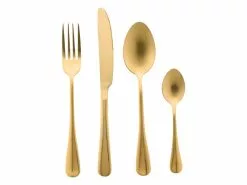 Neu 💯 Besteckset Gold 16-teilig in goldfarben ❤️