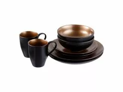 Brandneu 😉 Crea Table Kombiservice Glamour Gold 8-teilig in goldfarben 😍