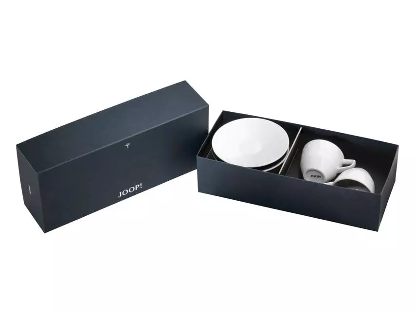 Budget 🔥 Joop! Espressotassen-Set Faded Cornflower - 2 teilig in weiß 🔥 4 Budget 🔥 Joop! Espressotassen-Set Faded Cornflower - 2 teilig in weiß 🔥 – Bild 4