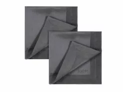 Blitzangebot 🎁 Joop! Stoffserviette Signature - 50x50 cm in grau 🧨