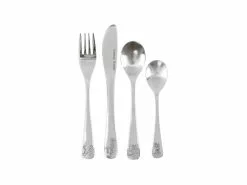 Top 10 ✨ Kinderbesteck 4 teilig in silberfarben ✨