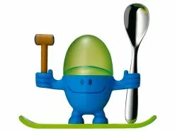 Bestpreis 🎉 WMF Eierbecher Mc Egg mit Löffel blau 🎉