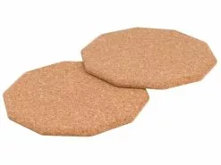 Bestes Angebot 🥰 Untersetzer Kork 2-tlg. Set in braun 🧨