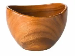 Schlussverkauf ❤️ Salatschüssel Akazie in braun 🌟