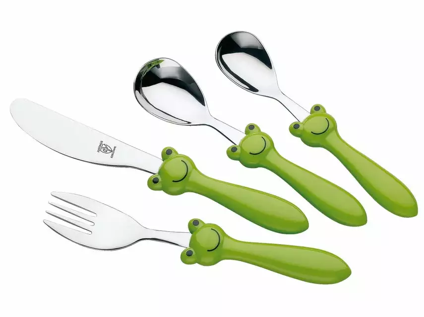 Großhandel ✨ Justinus Kinderset "Frosch" 4 tlg. in grün ✨ 1 Großhandel ✨ Justinus Kinderset "Frosch" 4 tlg. in grün ✨