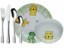 Schlussverkauf 🔔 WMF Kinderbesteck Safari 6 tlg. in gelb 😍
