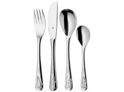 Brandneu 👏 WMF Kinderbesteck Zwerge 4 tlg. in silberfarben ⭐