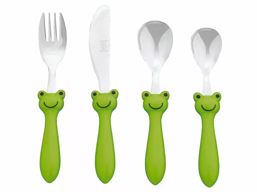 Großhandel ✨ Justinus Kinderset "Frosch" 4 tlg. in grün ✨ 2 Großhandel ✨ Justinus Kinderset "Frosch" 4 tlg. in grün ✨ – Bild 2