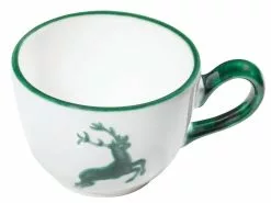 Billig 🛒 Gmundner Keramik Kaffeetasse Grüner Hirsch 😍