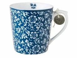 Blitzangebot 🛒 Laura Ashley Blueprint Tasse Sweet Allysum blau - 350 ml in mehrfarbig 🤩