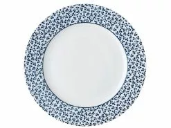 Billig 🎁 Laura Ashley Blueprint Dessertteller Floris blau - 20 cm in mehrfarbig 🔔