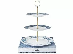 Billig 🥰 Laura Ashley Blueprint Etagere 3-stufig in mehrfarbig ✨