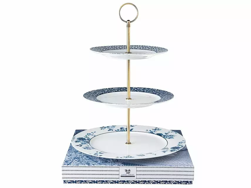 Billig 🥰 Laura Ashley Blueprint Etagere 3-stufig in mehrfarbig ✨ 1 Billig 🥰 Laura Ashley Blueprint Etagere 3-stufig in mehrfarbig ✨