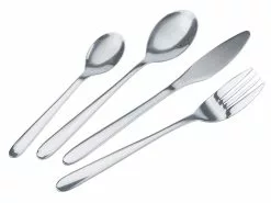 Brandneu 🔥 Besteckset Starter-Set 24 tlg. in silberfarben 👏