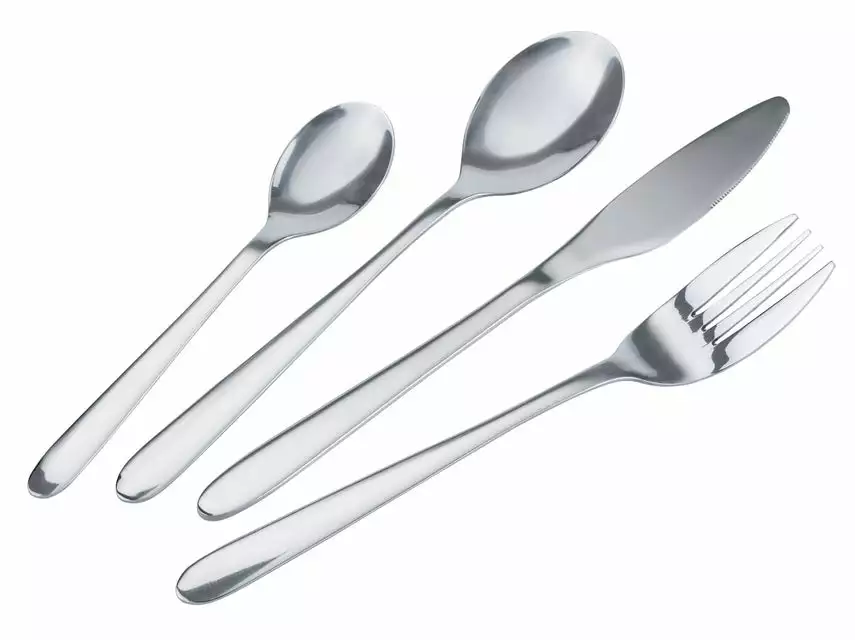 Brandneu 🔥 Besteckset Starter-Set 24 tlg. in silberfarben 👏 1 Brandneu 🔥 Besteckset Starter-Set 24 tlg. in silberfarben 👏