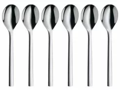 Am billigsten 🛒 WMF Kaffeelöffelset Nouva 6 tlg. in silberfarben 🔥