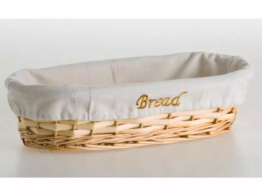 Großhandel 👍 Brotkorb Weide mit Stoffeinsatz in braun 🤩 1 Großhandel 👍 Brotkorb Weide mit Stoffeinsatz in braun 🤩