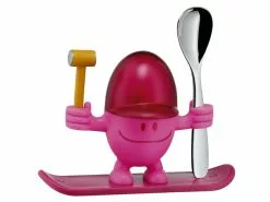 Angebote 🎁 WMF Eierbecher Mc Egg mit Löffel pink 🛒