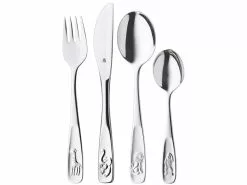 Am billigsten 😀 WMF Kinderbesteckset Tiere 4 tlg. in silberfarben 🧨