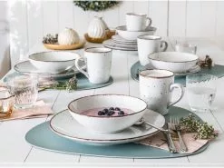 Blitzangebot 🔔 Arte Viva Kombiservice Nature Look 16-teilig in weiß 🌟 -Essen & Trinken Store 6496967 0562717 1 24081309 1