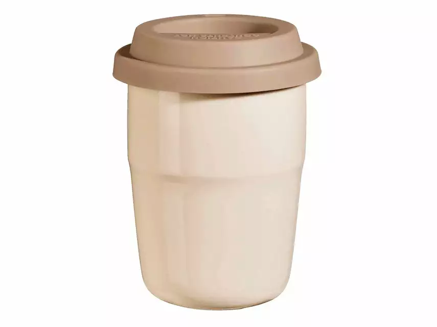 Rabatt 😍 Asa Thermobecher creme "Cup-and-Go" in beige ⌛ 1 Rabatt 😍 Asa Thermobecher creme "Cup-and-Go" in beige ⌛