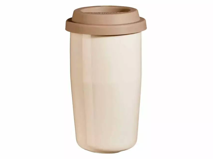 Bestpreis ❤️ Asa Thermobecher creme "Cup-and-Go" in beige ❤️ 1 Bestpreis ❤️ Asa Thermobecher creme "Cup-and-Go" in beige ❤️