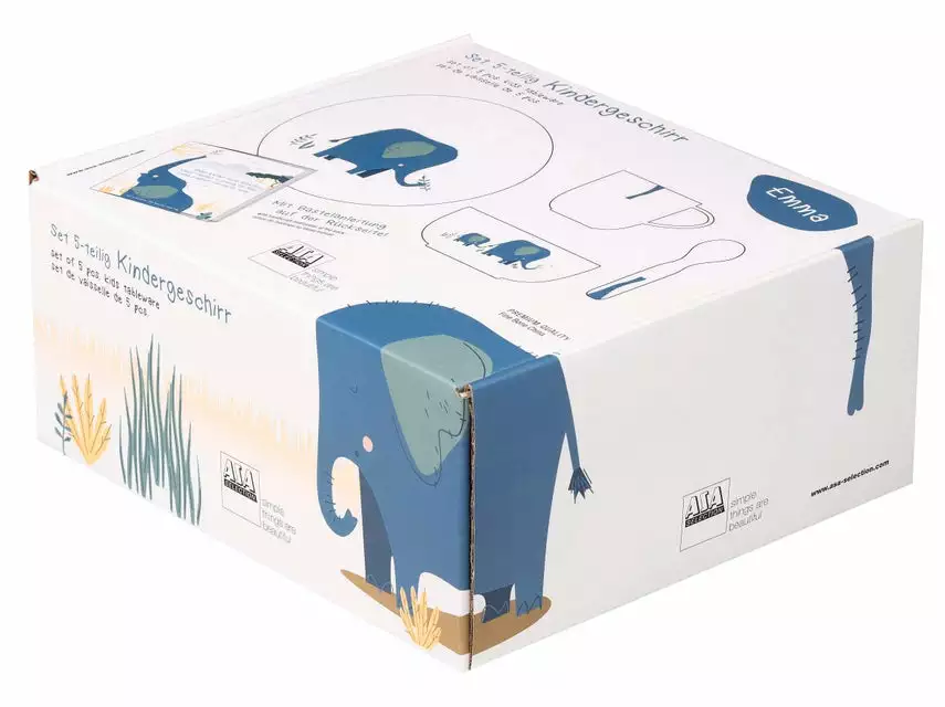 Schlussverkauf 🧨 Asa Kindergeschirr Emma Elefant 5-teilig in mehrfarbig ❤️ 8 Schlussverkauf 🧨 Asa Kindergeschirr Emma Elefant 5-teilig in mehrfarbig ❤️ – Bild 8