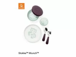 Auslauf ⭐ Stokke Kindergeschirr Everyday Soft 5-teilig in mehrfarbig ⭐