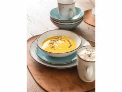 Aktion ⭐ Arte Viva Kombiservice Nature Look 16-teilig in weiß 🔔 -Essen & Trinken Store 6511364 0566290 3 24081036