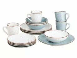 Aktion ⭐ Arte Viva Kombiservice Nature Look 16-teilig in weiß 🔔