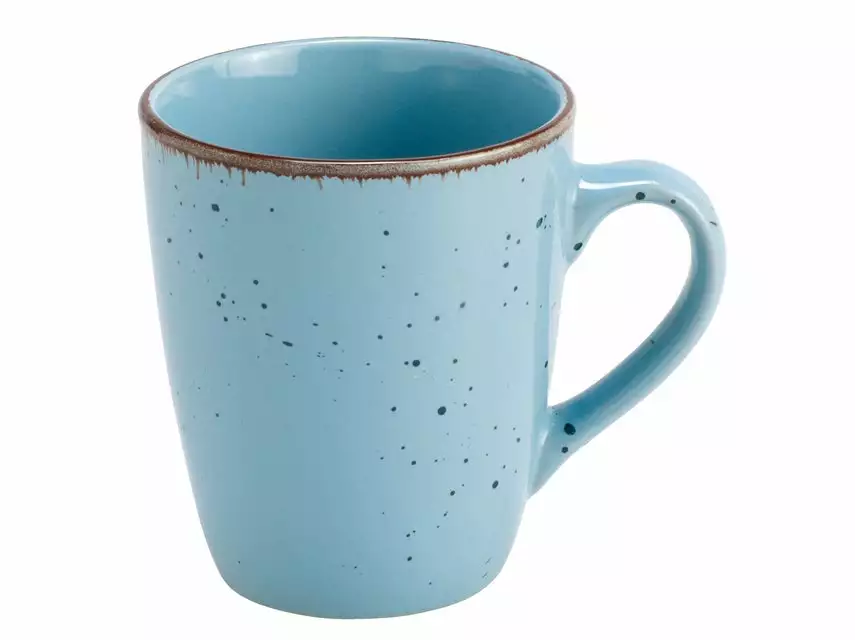 Schlussverkauf 🤩 Arte Viva Henkelbecher Nature Look 400 ml in blau 🧨 1 Schlussverkauf 🤩 Arte Viva Henkelbecher Nature Look 400 ml in blau 🧨