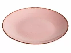 Brandneu 👍 Arte Viva Speiseteller rose "Nature Look" in pink ❤️