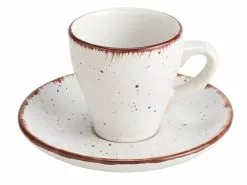 Blitzangebot 🌟 Arte Viva Espressotasse off-white "Nature Look" in weiß 🎉