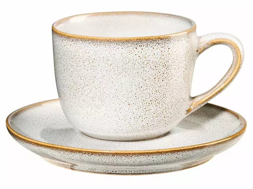 Bestpreis 👍 Asa Espressotasse mit Untertasse Saisons Sand - 90 ml in beige ✔️ 1 Bestpreis 👍 Asa Espressotasse mit Untertasse Saisons Sand - 90 ml in beige ✔️