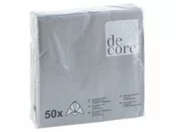 Großhandel 🎁 Servietten / 24x24cm in grau ✨