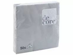 Am billigsten 🥰 Servietten / 33x33cm in grau 🌟