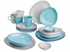 Bester Verkauf 🤩 Arte Viva Kombiservice Nature Look 20-teilig in mehrfarbig 😍 -Essen & Trinken Store 6558751 0579328 5 24324353