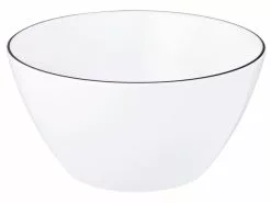 Am billigsten 😉 Seltmann Weiden Müslischale "Lido Black Line" in weiß ⌛