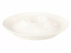 Auslauf 🔔 Seltmann Weiden Eierbecher mit Ablage "Fine Diamond Uni" in weiß ✨