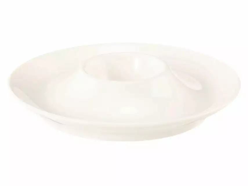 Auslauf 🔔 Seltmann Weiden Eierbecher mit Ablage "Fine Diamond Uni" in weiß ✨ 1 Auslauf 🔔 Seltmann Weiden Eierbecher mit Ablage "Fine Diamond Uni" in weiß ✨