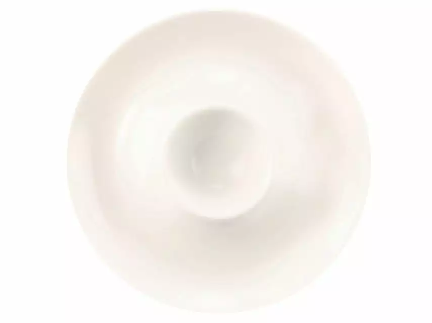 Auslauf 🔔 Seltmann Weiden Eierbecher mit Ablage "Fine Diamond Uni" in weiß ✨ 2 Auslauf 🔔 Seltmann Weiden Eierbecher mit Ablage "Fine Diamond Uni" in weiß ✨ – Bild 2