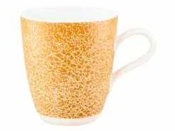 Angebote 🔔 Seltmann Weiden Henkelbecher "Life Molecule Amber Gold" in goldfarben 🥰